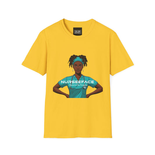 Nurse Graphic T-Shirt - Powered by Purpose - Unisex Softstyle Apparel