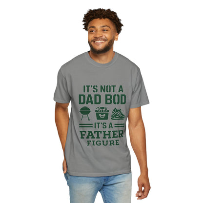 Father Figure T-Shirt, Unisex Dad Bod Tee, Gift for Father's Day, Funny Dad Shirt, Summer Casual Wear, BBQ Lover Apparel