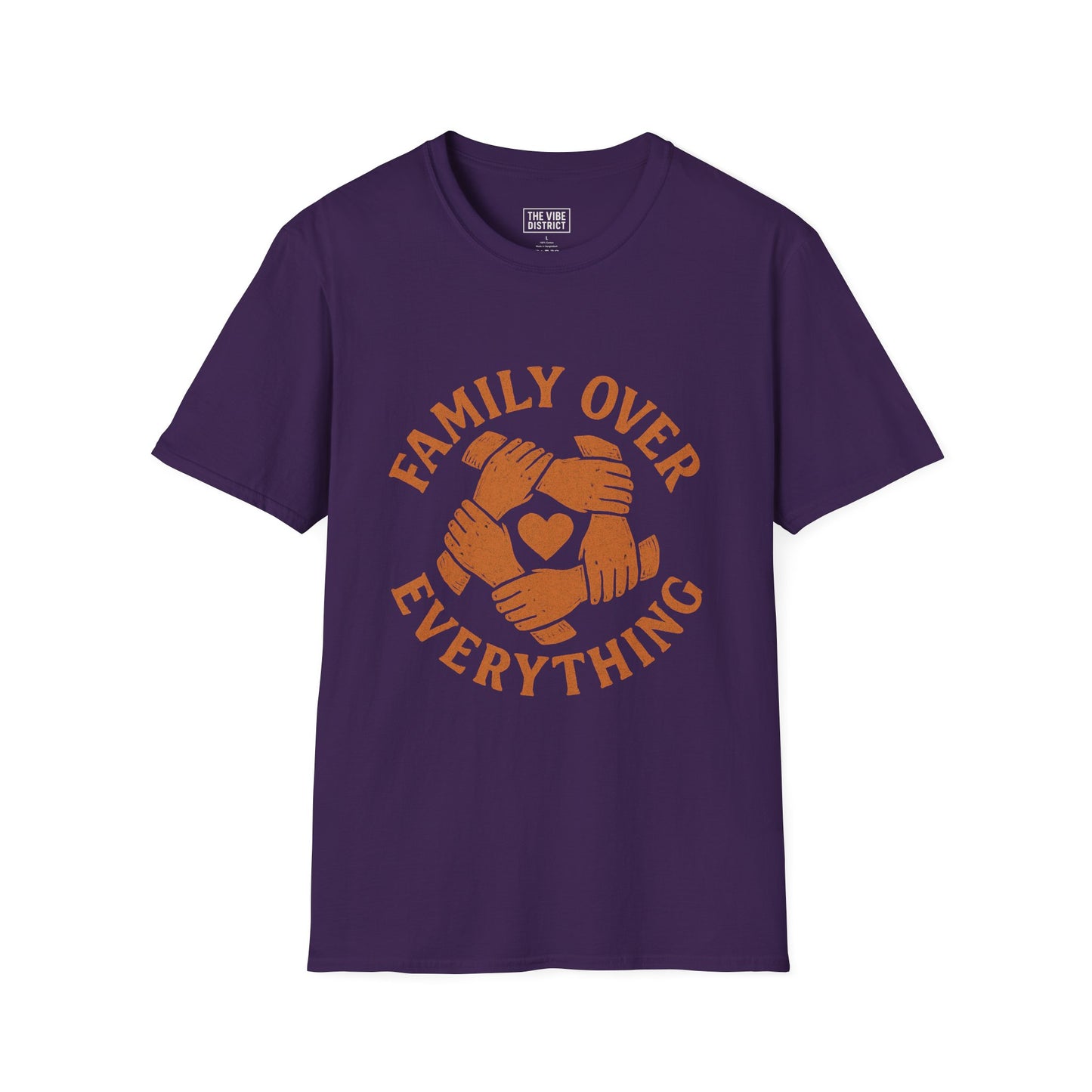 Family Over Everything Tee, Family T-Shirt, Gifts for Family, Unisex Graphic Shirt, Casual Wear, Family Bonding Shirt