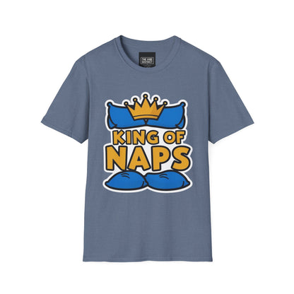 King of Naps Unisex Softstyle T-Shirt - Perfect Gift for Sleep Lovers