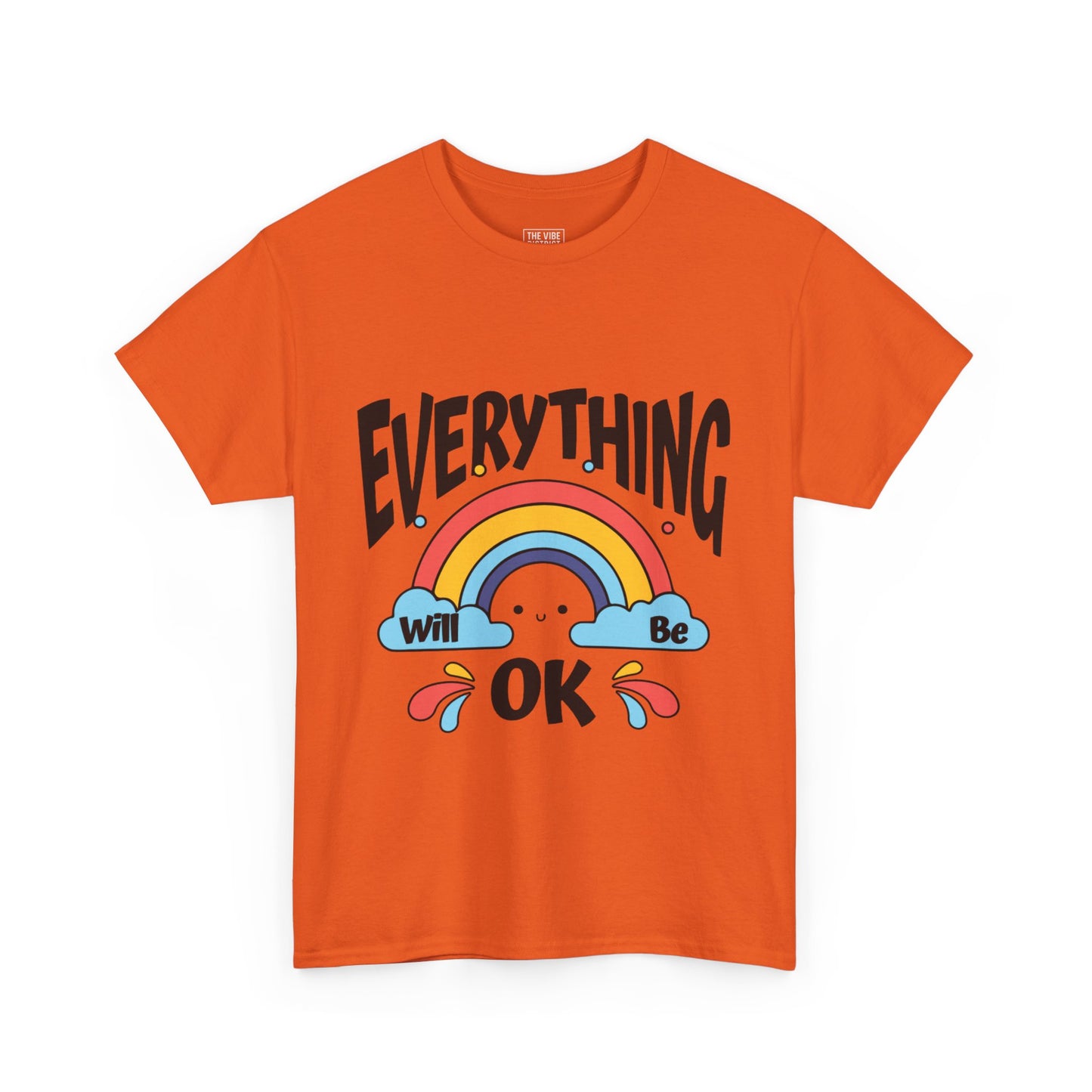 Everything Will Be OK Unisex Tee, Inspirational Shirt, Everyday Comfort Tee, Rainbow Graphic T-Shirt, Gift for Friends, Positive Vibes [...]