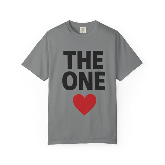 The One Heart Unisex T-shirt | Perfect for Valentine's Day, Couples, Casual Wear, Gift for Loved Ones, Heartfelt Statements