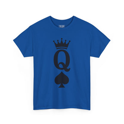 Queen of Spades Tee - Stylish Unisex Cotton Top for Card Game Lovers, Casual Wear, Gift for Gamers, Birthday Shirt, Unique Fashion