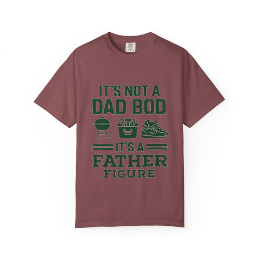 Father Figure T-Shirt, Unisex Dad Bod Tee, Gift for Father's Day, Funny Dad Shirt, Summer Casual Wear, BBQ Lover Apparel