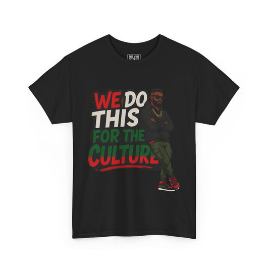 Cultural Pride Unisex Heavy Cotton Tee, Streetwear Shirt, Statement Tee, Gift for Music Lovers, Urban Fashion Tee