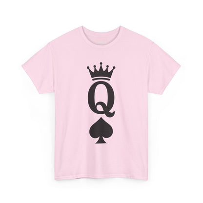 Queen of Spades Tee - Stylish Unisex Cotton Top for Card Game Lovers, Casual Wear, Gift for Gamers, Birthday Shirt, Unique Fashion