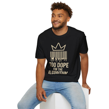 "Too Dope for the Algorithm" Graphic Tee, Cool Gift for Tech Lovers, Trendy Casual Wear, [...]