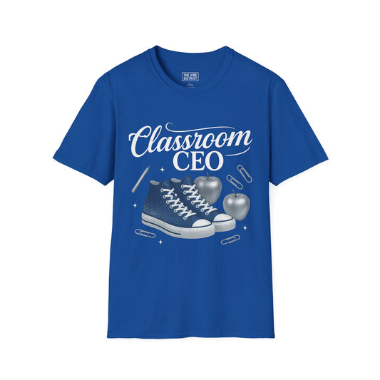 Classroom CEO Unisex T-Shirt, Teacher Gift, School Spirit Wear, Educational Apparel, Back to School Style