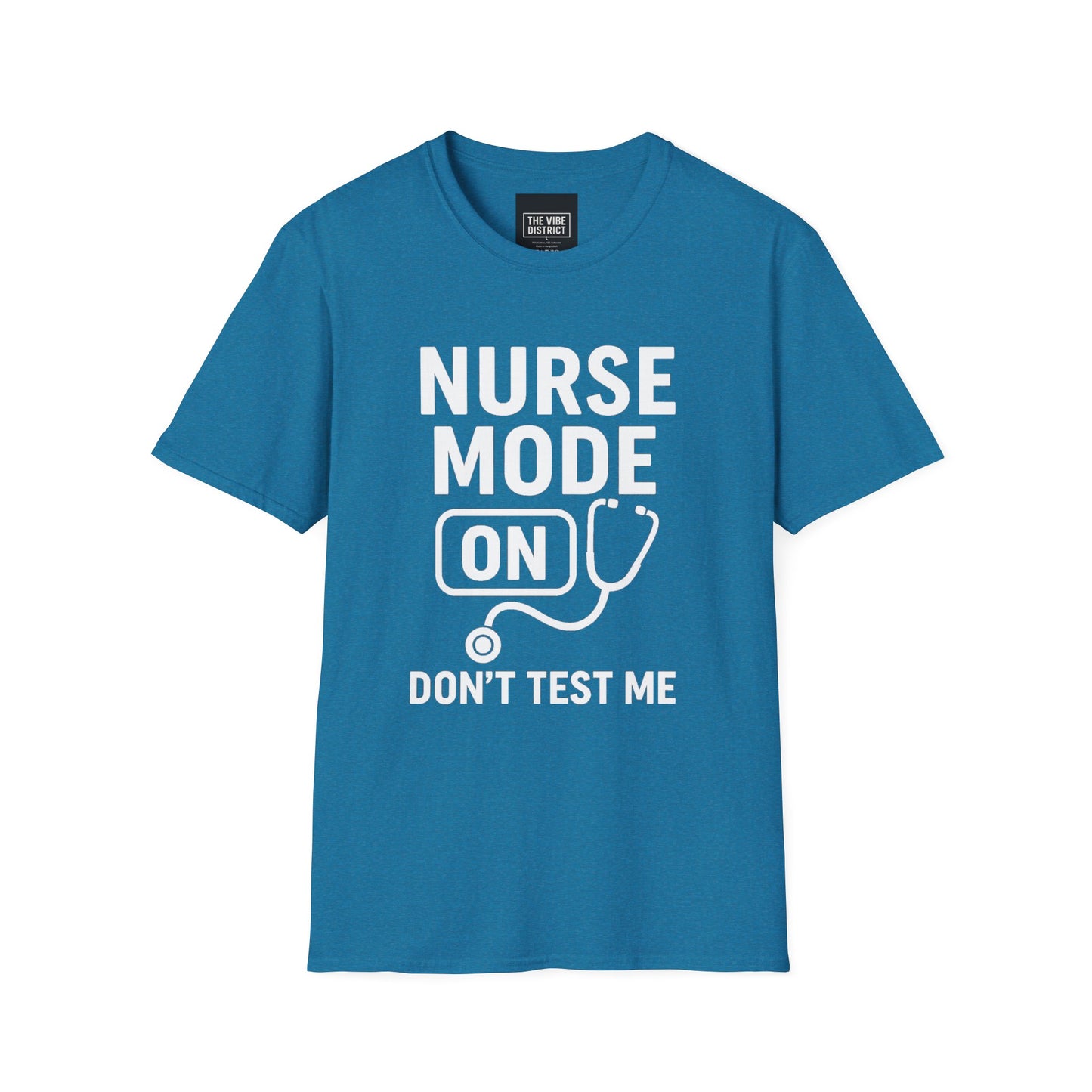 Nurse Mode On T-Shirt - Unisex Softstyle Tee for Healthcare Workers