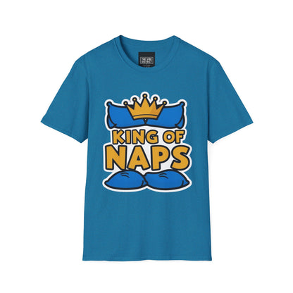 King of Naps Unisex Softstyle T-Shirt - Perfect Gift for Sleep Lovers