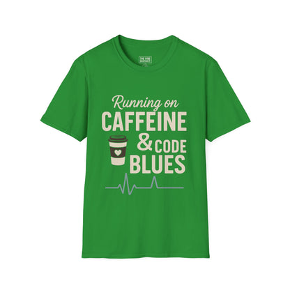 Funny Caffeine & Code Unisex T-Shirt - Perfect for Programmers & Coffee Lovers