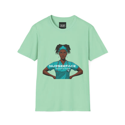 Nurse Graphic T-Shirt - Powered by Purpose - Unisex Softstyle Apparel