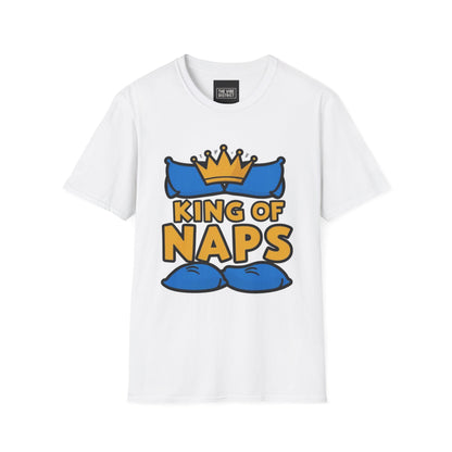 King of Naps Unisex Softstyle T-Shirt - Perfect Gift for Sleep Lovers