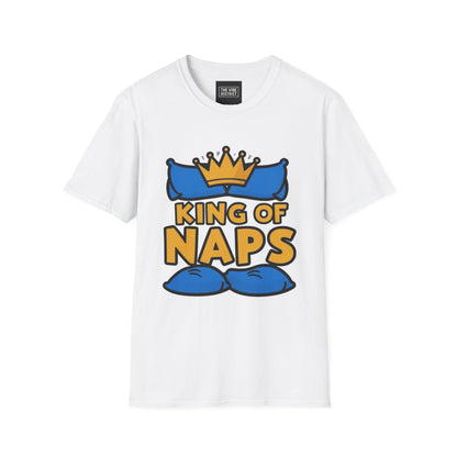 King of Naps Unisex Softstyle T-Shirt - Perfect Gift for Sleep Lovers