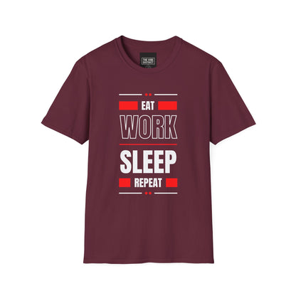 Eat Work Sleep Repeat Unisex Softstyle T-Shirt