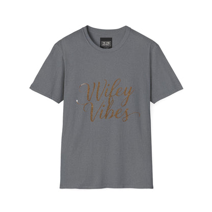 Wifey Vibes Unisex Softstyle T-Shirt - Perfect Gift for Brides and Newlyweds