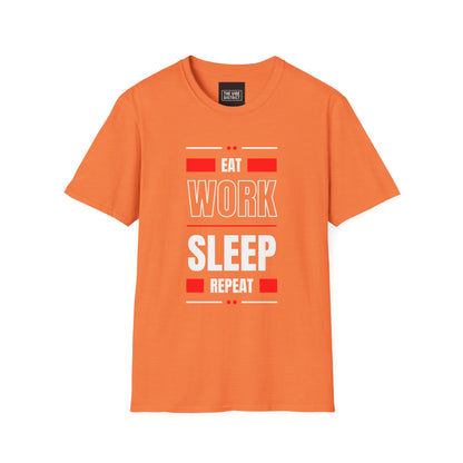 Eat Work Sleep Repeat Unisex Softstyle T-Shirt