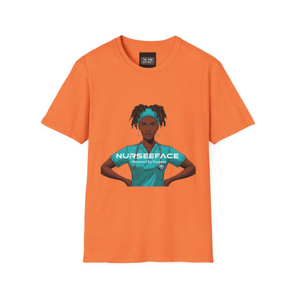 Nurse Graphic T-Shirt - Powered by Purpose - Unisex Softstyle Apparel