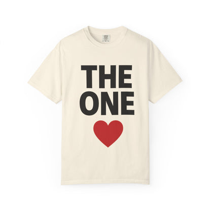 The One Heart Unisex T-shirt | Perfect for Valentine's Day, Couples, Casual Wear, Gift for Loved Ones, Heartfelt Statements