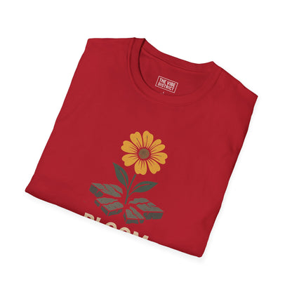 Bloom Through Concrete T-Shirt, Motivational Quote Tee, Gift for Garden Lovers, Positive Vibes Top, Summer Apparel