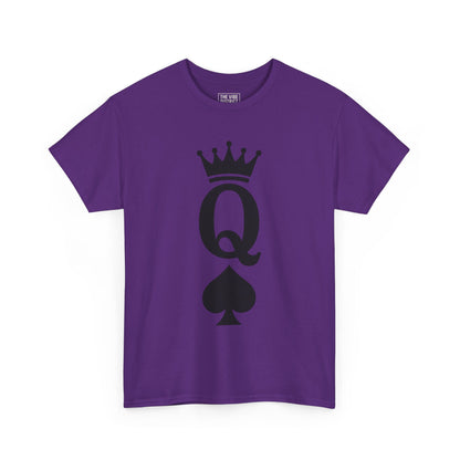 Queen of Spades Tee - Stylish Unisex Cotton Top for Card Game Lovers, Casual Wear, Gift for Gamers, Birthday Shirt, Unique Fashion