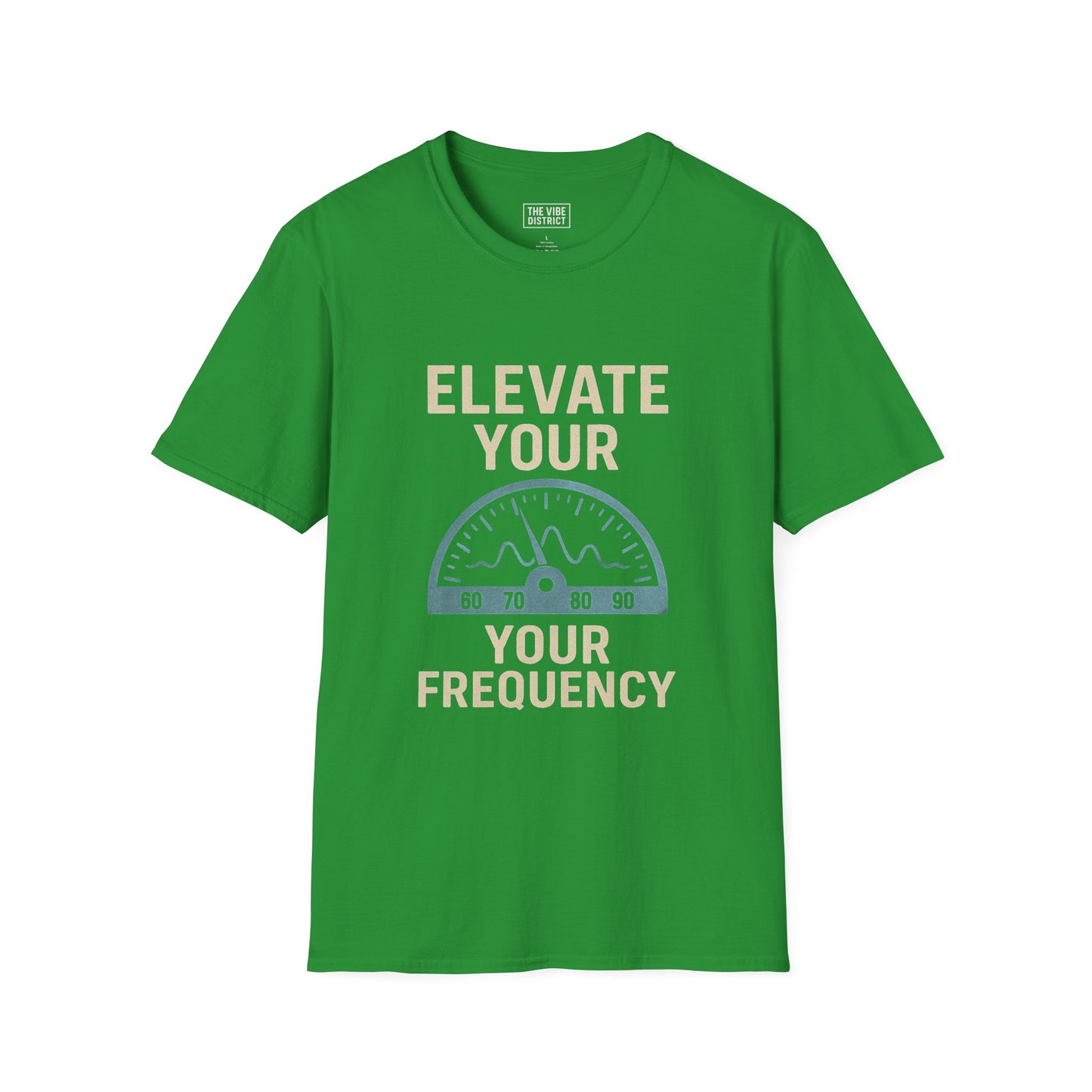 Elevate Your Frequency Unisex Softstyle T-Shirt, Motivational Tee for Music Lovers, Gift for Friends, Relaxed Fit, Everyday Wear, [...]
