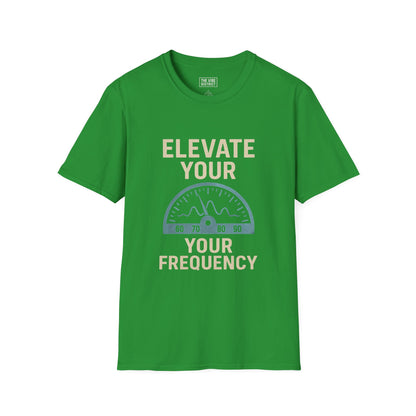 Elevate Your Frequency Unisex Softstyle T-Shirt, Motivational Tee for Music Lovers, Gift for Friends, Relaxed Fit, Everyday Wear, [...]