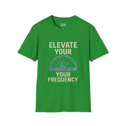 Elevate Your Frequency Unisex Softstyle T-Shirt, Motivational Tee for Music Lovers, Gift for Friends, Relaxed Fit, Everyday Wear, [...]