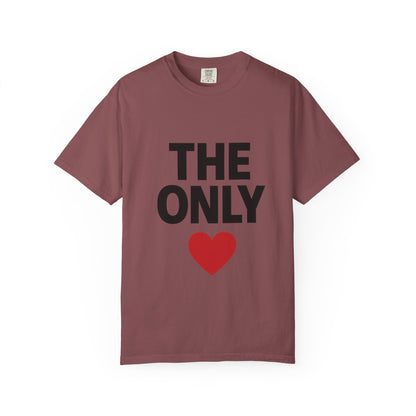 The Only Heart Unisex T-Shirt | Cute Couple's Tee, Valentine's Day Gift, Relationship Shirt, Casual Love Tee, Heart Design Shirt