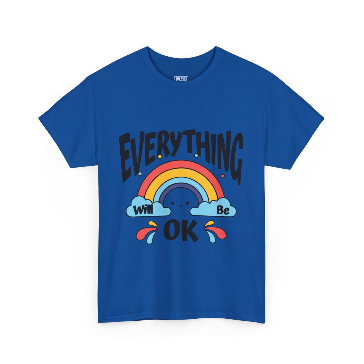 Everything Will Be OK Unisex Tee, Inspirational Shirt, Everyday Comfort Tee, Rainbow Graphic T-Shirt, Gift for Friends, Positive Vibes [...]
