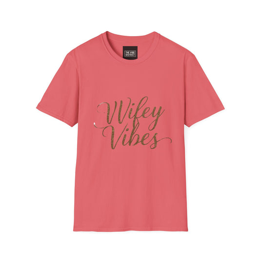 Wifey Vibes Unisex Softstyle T-Shirt - Perfect Gift for Brides and Newlyweds