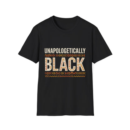 Unapologetically Black T-Shirt | Embrace Your Identity | Perfect for Casual Wear, Celebrations, Gifts, and Pride