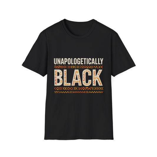 Unapologetically Black T-Shirt | Embrace Your Identity | Perfect for Casual Wear, Celebrations, Gifts, and Pride