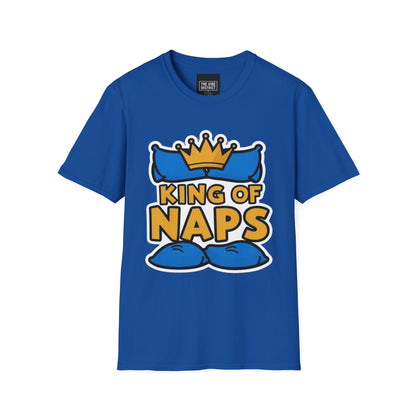 King of Naps Unisex Softstyle T-Shirt - Perfect Gift for Sleep Lovers
