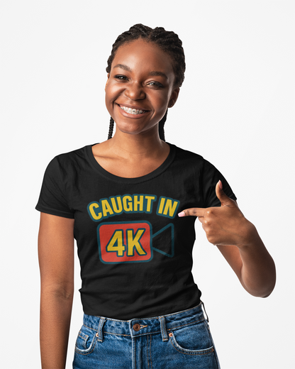 Caught in 4K Unisex Heavy Cotton Tee