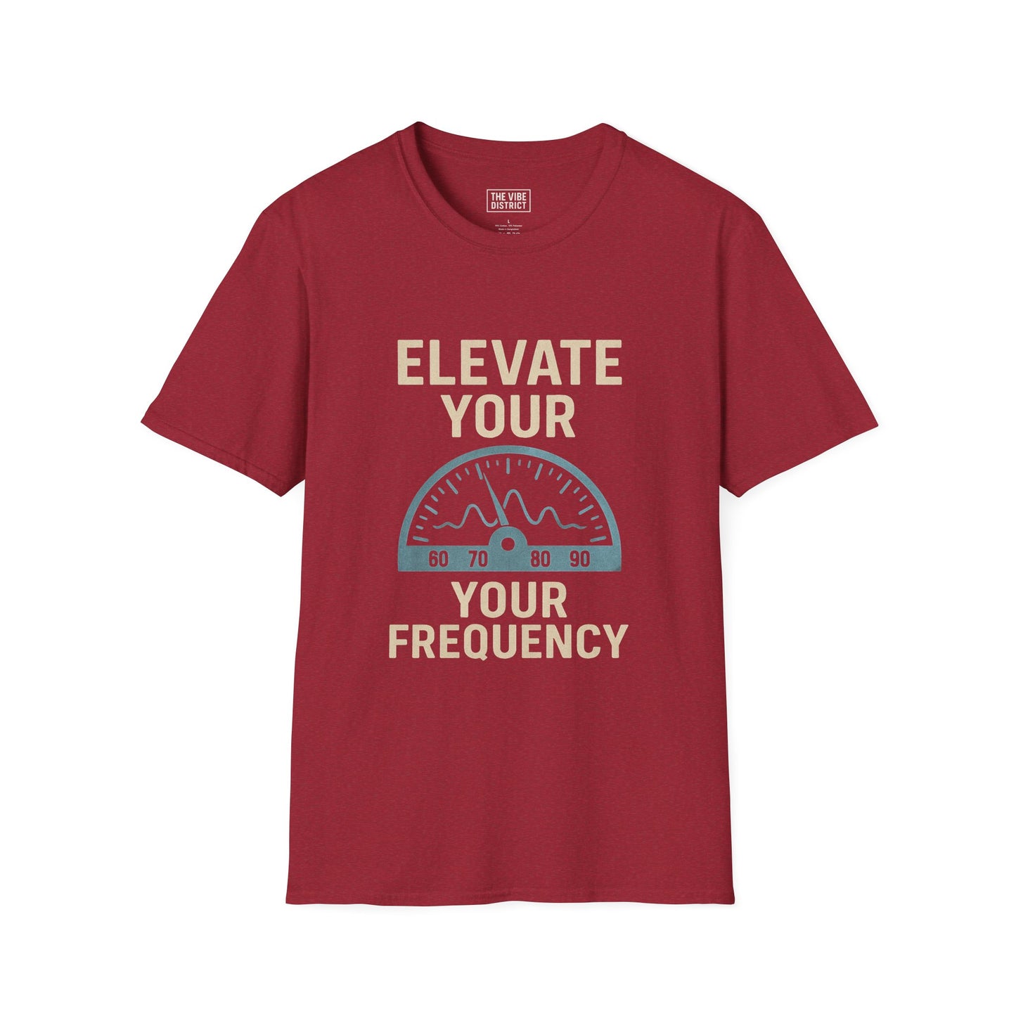Elevate Your Frequency Unisex Softstyle T-Shirt, Motivational Tee for Music Lovers, Gift for Friends, Relaxed Fit, Everyday Wear, [...]