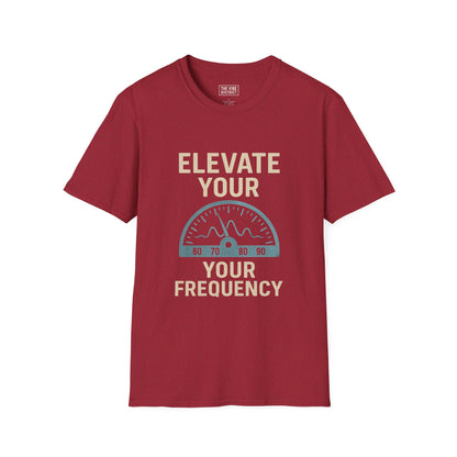 Elevate Your Frequency Unisex Softstyle T-Shirt, Motivational Tee for Music Lovers, Gift for Friends, Relaxed Fit, Everyday Wear, [...]