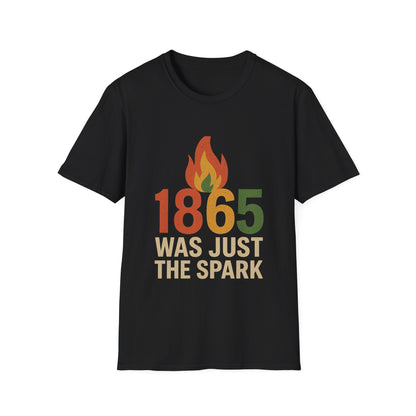 Ignite Change Unisex Softstyle T-Shirt, 1865 Graphic Tee, Black History Apparel, Gift for Activists, Comfortable Casual Wear