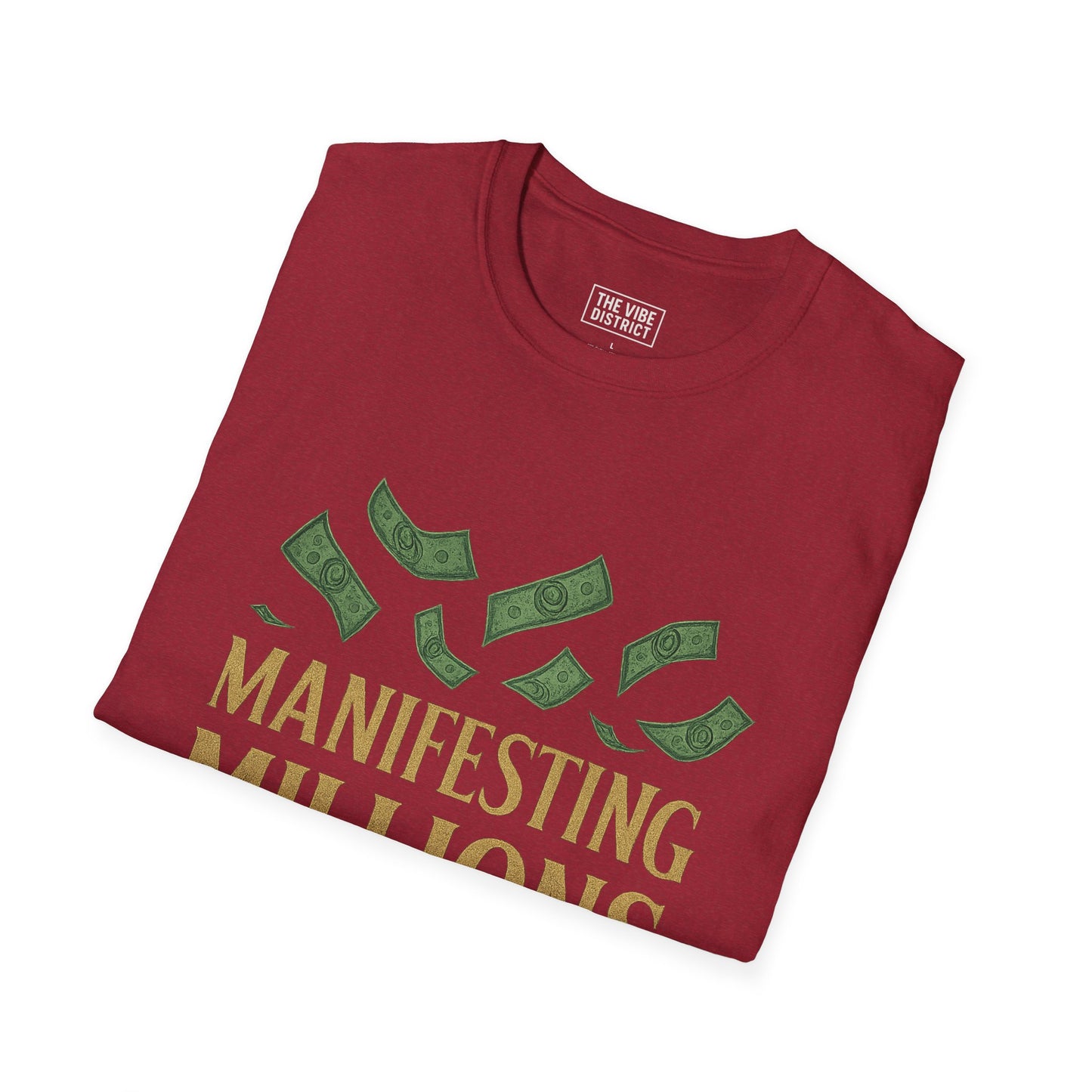 Manifesting Millions T-Shirt | Unisex Softstyle Tee for Dreamers, Motivational Gift for Entrepreneurs, Positive Vibes Tee, [...]