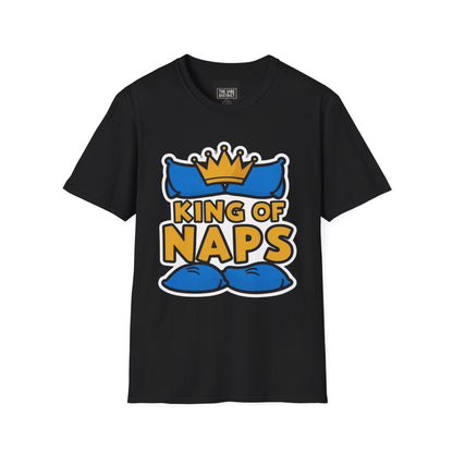 King of Naps Unisex Softstyle T-Shirt - Perfect Gift for Sleep Lovers