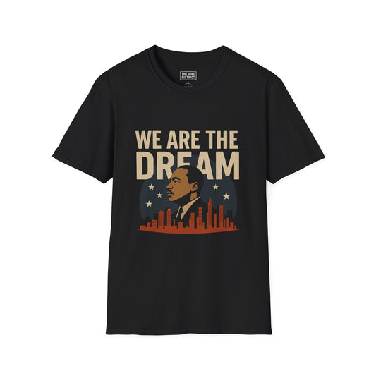 Inspirational MLK T-Shirt, Unisex Softstyle Tee, Civil Rights Apparel, Motivational Gift, Dreamer Shirt, Equality Fashion