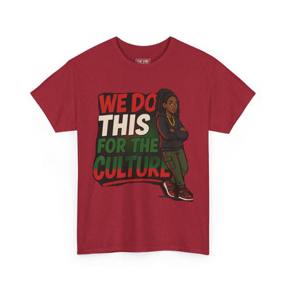 Cultural Statement Tee | We Do This For The Culture, Unisex Cotton Graphic T-Shirt, Black Tee for Everyday Wear, Streetwear Style, [...]