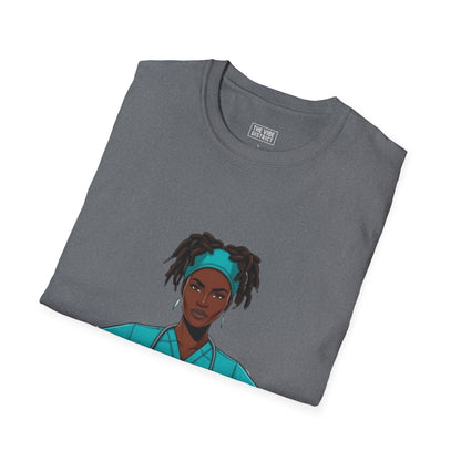 Nurse Graphic T-Shirt - Powered by Purpose - Unisex Softstyle Apparel
