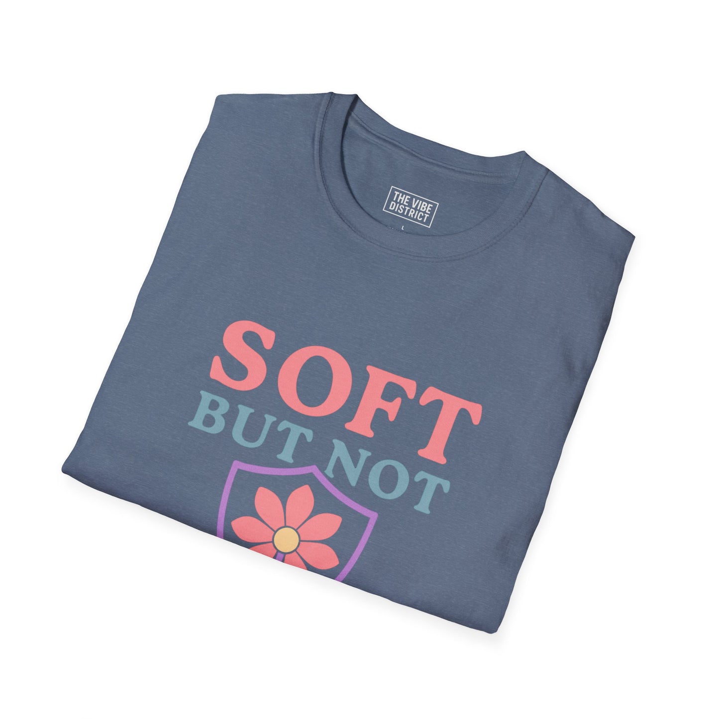 Soft But Not Weak T-Shirt | Unisex Softstyle Tee, Motivational Shirt, Gift for Her, Confidence Apparel, Everyday Wear, Yellow Tee