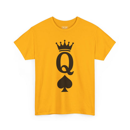 Queen of Spades Tee - Stylish Unisex Cotton Top for Card Game Lovers, Casual Wear, Gift for Gamers, Birthday Shirt, Unique Fashion