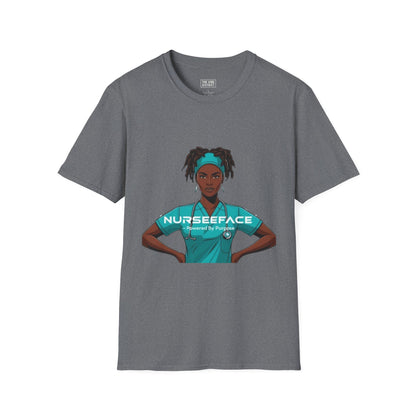 Nurse Graphic T-Shirt - Powered by Purpose - Unisex Softstyle Apparel