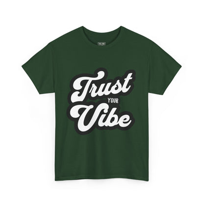 Trust Your Vibe Unisex Cotton Tee, Positive Affirmation Shirt, Casual Everyday Wear, Gift for Teens, Birthday, Inspirational Fashion