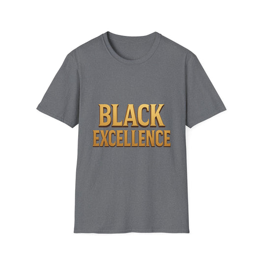 Unisex Softstyle T-Shirt - Black Excellence Pride Tee
