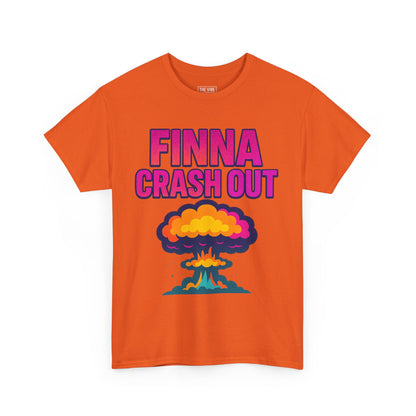 Funny Graphic Tee - Finna Crash Out, Casual Wear, Trendy Streetwear, Gift for Friends, Pop Culture Tees