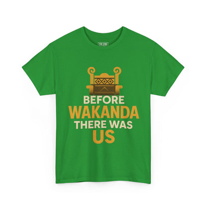 Wakanda Pride Tee - Graphic Unisex Heavy Cotton T-Shirt for Black Panther Fans, Unique Gift Idea, Celebration Apparel, Statement Clothing